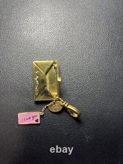 Very Rare Juicy Couture Limited Edition Love Letter Charm and Bracelet