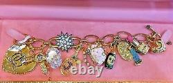 Very Rare Juicy Couture Limited Edition Prefixed Charm Bracelet Vhtf