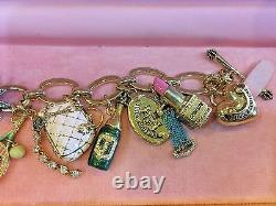 Very Rare Juicy Couture Limited Edition Prefixed Charm Bracelet Vhtf