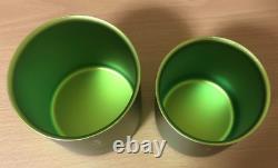 Very Rare Kyoto Only Snow Peak Titanium stackable Mug Limited Green 2 types set