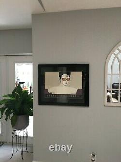 Very Rare Large Pop Art Nagel Women By Patrick Nagel Limited Edition