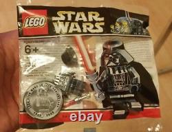 Very Rare Lego Chrome Limited Edition Star Wars DARTH VADER Figure New Sealed
