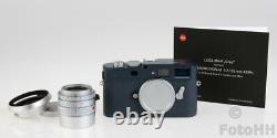 Very Rare Leica Limited Edition Leica M9-p Grey In Military Blue Finish