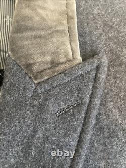 Very Rare Limited Addition John Varvatos Overcoat 1 Of? 63 100% Virgin Wool
