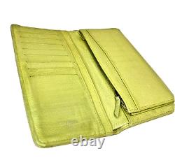 Very Rare! Limited Color! CHANEL Matelasse COCO long wallet From Japan