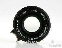 Very Rare Limited Edition 10 Jahre Summilux Leica Summilux-m 11.4 / 35mm Fle