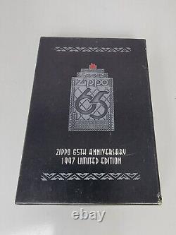 Very Rare Limited Edition 65th Anniversary Zippo Ashtray Circa 1997 Heavy