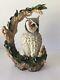 Very Rare Limited Edition Hand Painted And Signed Bohem White Faced Scoop Owl