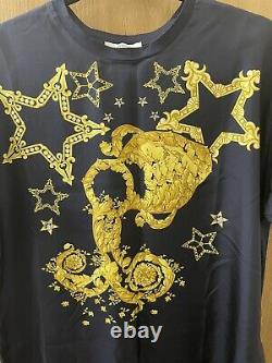 Very Rare Limited Edition Silk Versace Aquarious Baroque Tshirt