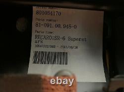 Very Rare Limited Genuine Recaro Seat Sr6 Super Stark Spg Sr4 Sr3 Sr7