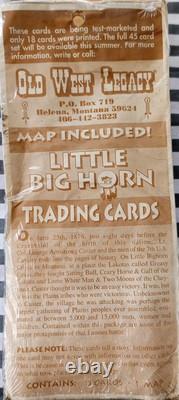 Very Rare & Limited Little Big Horn Trading Card Set WithMap & Story Of The End