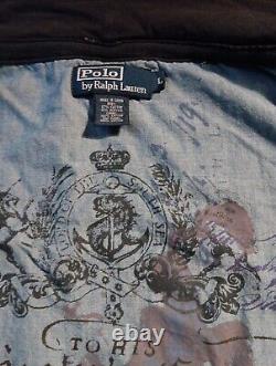 Very Rare Limited Polo Ralph Lauren Sweatshirt TO THE MAJESTY'S CAVALRY SIZE L