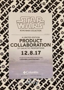 Very Rare Limited-edition Star Wars Echo Base Columbia Jacket Card + 3 Stickers