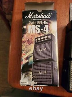 Very Rare! Marshall MS-4 Zakk Wylde Limited Guitar Mini Doom Amp