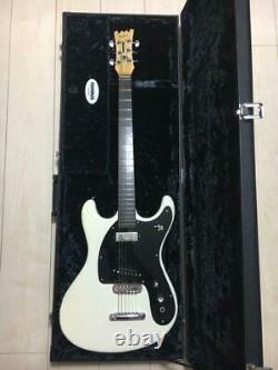 Very Rare! Mosrite Johnny Ramones Limited Model Guitar White withHardcase