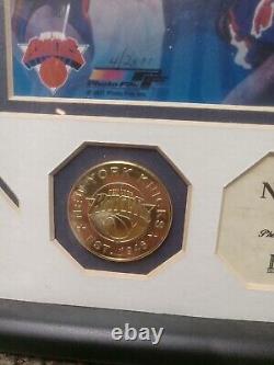 Very Rare New Yor Knicks Big Three Photograph Hm Coin Limited Edition Coa 0004