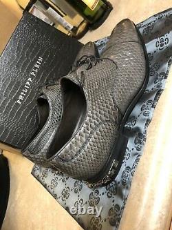 Very Rare Philipp Plein Limited Edition Snakeskin Dress Shoes KING City Shoe