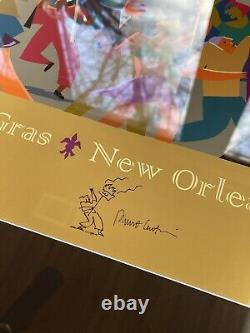 Very Rare Robert Guthrie Mardi Gras Signed Silkscreen Limited Edition 14/100