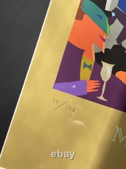 Very Rare Robert Guthrie Mardi Gras Signed Silkscreen Limited Edition 14/100