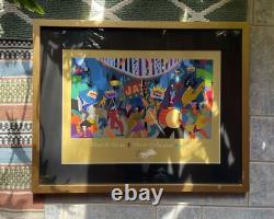 Very Rare Robert Guthrie Mardi Gras Signed Silkscreen Limited Edition 14/100