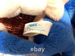 Very Rare Sonic Basket Sonic Plush doll SEGA 7 limited 1994