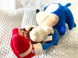 Very Rare Sonic Basket Sonic Plush doll SEGA 7 limited 1994