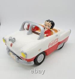 Very Rare! Vintage Coca Cola Convertible Betty Boop Limited Edition Cookie Jar