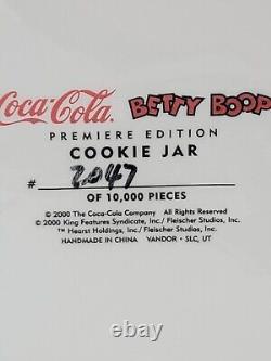 Very Rare! Vintage Coca Cola Convertible Betty Boop Limited Edition Cookie Jar