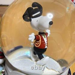 Very Rare WESTLAND Snoopy Music Box Snow Dome Limited Peanuts from Japan