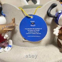 Very Rare WESTLAND Snoopy Music Box Snow Dome Limited Peanuts from Japan