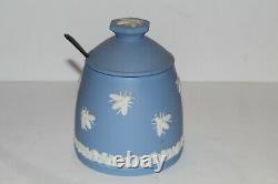 Very Rare Wedgwood Jasperware Honey Pot With Bees. Limited Edition