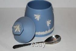 Very Rare Wedgwood Jasperware Honey Pot With Bees. Limited Edition