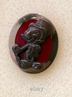 Very rare Disney Cast Limited Trainer Pin Jiminy Cricket