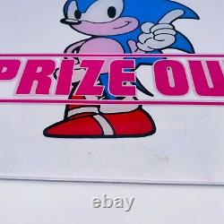 Very rareSEGA Sonic the Hedgehog Game UFO Prize Door Piece Limited japan