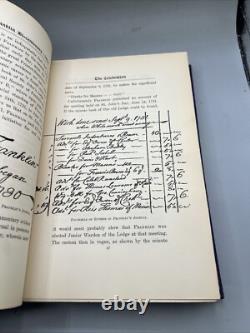 Vintage Franklin Bi-Gentenary Celebration 1906 Memorial Volume Very Rare Limited