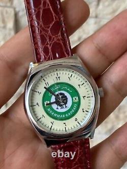 Vintage Muammer Algaddafi Special Edition Jupiter Watch Very Rare Limited 36mm