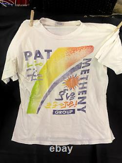 Vintage Pat Metheny Group 1989 World Tour T-Shirt Limited Very Rare! Size US LG