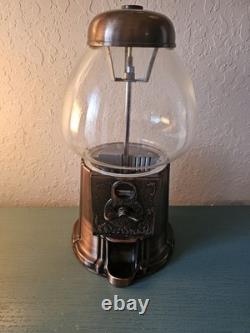 Vintage Rare Limited Edition 1985 Carousel Copper GumBall Machine, 15 Tall-Very