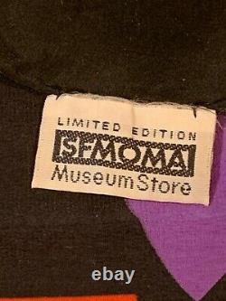 Vintage Silk Scarf SFMOMA Museum Limited Edition Mario Botta 1995 Very Rare