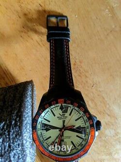 Vostok Europe Very Rare Radio Room Limited Edition Full Lume Dial GMT Automatic