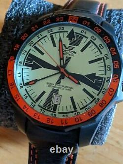 Vostok Europe Very Rare Radio Room Limited Edition Full Lume Dial GMT Automatic