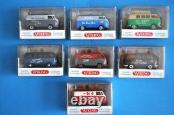 Wiking (7) SPECIAL VW T1 Van SET from 2017 VERY RARE & LIMITED NEW withBOXES