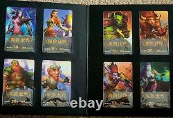 World of Warcraft Limited Edition Playing Time Cards Blizzard China VERY RARE