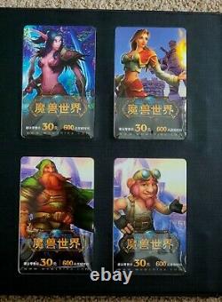 World of Warcraft Limited Edition Playing Time Cards Blizzard China VERY RARE