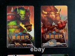 World of Warcraft Limited Edition Playing Time Cards Blizzard China VERY RARE