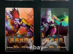 World of Warcraft Limited Edition Playing Time Cards Blizzard China VERY RARE