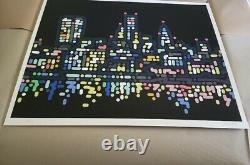 Yoon Hyup Thames Lights Limited Edition Artist Proof /12 Screen Print VERY RARE