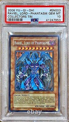 Yu-Gi-Oh! PSA 10 VERY LOW POP'Raviel, Lord of Phantasms' CT03-EN003 LTD ED