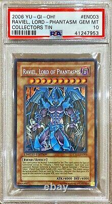 Yu-Gi-Oh! PSA 10 VERY LOW POP'Raviel, Lord of Phantasms' CT03-EN003 LTD ED