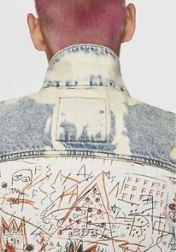 Zara Jean-Michel Basquiat Men's Denim Jacket Very Rare Limited Edition Size L